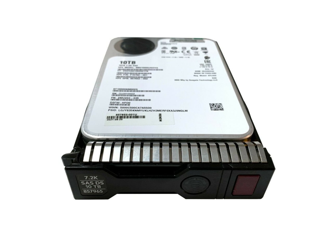 The HPE 857965-001 10TB hard drive